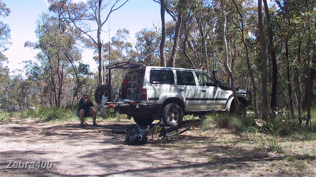 06-Heidi takes a break while MTBing in the Blue Mountains.JPG